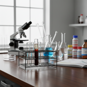 ESR Lab Blood Test Concept